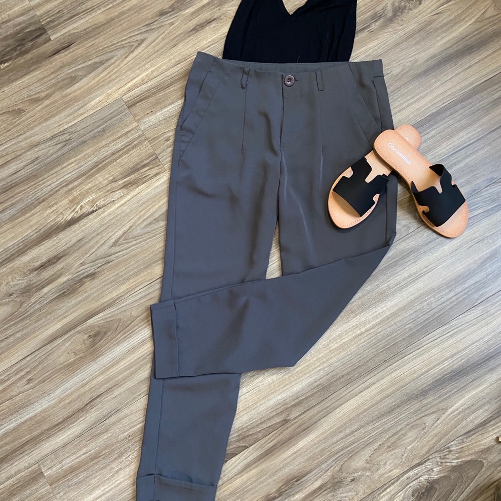 Grey slacks